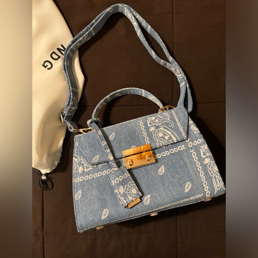 NDG Paris Le Paisley Denim Bag